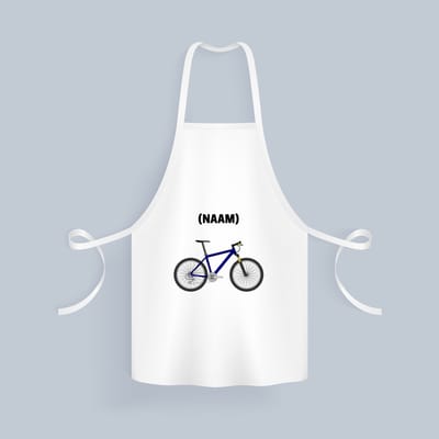 Akyol - mountainbike met eigen naam Keukenschort - Sport - mountainbiker - sport - 82 bij 71 cm