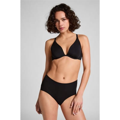 Hunkemöller Dames Lingerie Superslip midi - Zwart - maat L