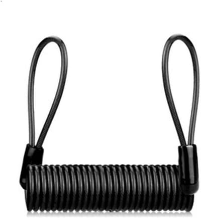 Veiligheidsslot Fiets - Motorfiets slot - Diefstalpreventie - Visuele herinnering - 130 cm - Zwart