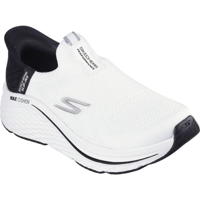 Skechers Slip-Ins Max Cushioning Elite 2.0 - Eternal 129611-WBK, Vrouwen, Wit, Hardloopschoenen,Sportschoenen, maat: 38