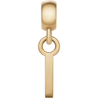 DANIEL WELLINGTON LETTER CHARM DW00400492 GOLD-PLATED LETTER I BEDEL 1 STUK