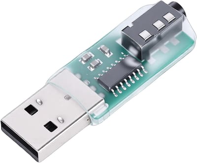 Morse Code Oefenadapter voor USB Sleuteltrainer - Draagbare Key Trainer voor Mobiele Computers, Ondersteunt VBand en CW Software Oscillator