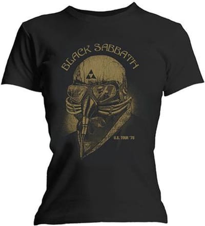 Black Sabbath - US Tour 1978 Dames T-shirt - XS - Zwart