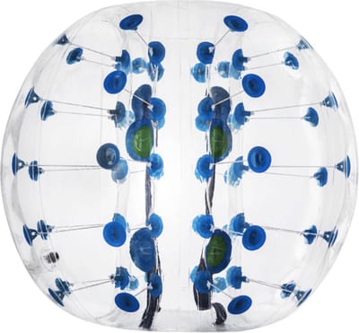 Happyment Bumperball - Opblaasbal - Bumpervoetbal - Plezier - Voor Kinderen - Buitenspelen - Blauw