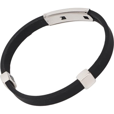 Siliconen Armband Statische Preventie Polsbandjes Band Elimineer Lichaamsstatische Polsband Staal en white