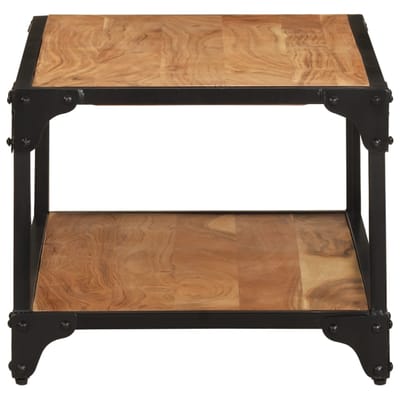 vidaXL - Salontafel - 90x45x35 - cm - massief - acaciahout