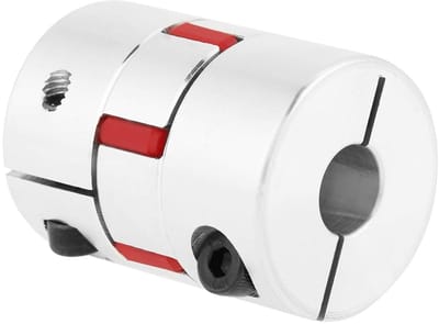 Flexibele Spin Shaft Coupler 10mm-14mm, OD30mm x L40mm voor CNC Steppermotoren en Clutch Verbindingen