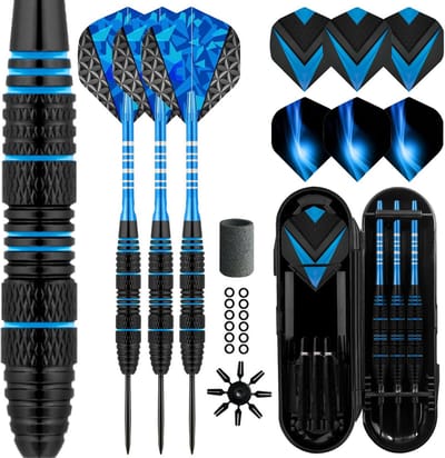 Professionele Dartset met Stalen Punten en Aluminium Schachten