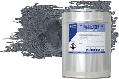 Wixx Vlonder en Terrasolie UV+ - 2.5L - Antraciet