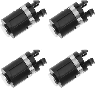 Set van 4 Scharnieras Spindels voor Gameboy Advance SP - Vervangingsaccessoires voor Videogames 12x5.7mm Zwart, Duurzaam en Betrouwbaar