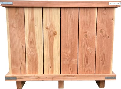 Plantenbak - Hardhouten Bloembak - Plantenbak voor buiten - Afmeting 80x80x60 cm -
