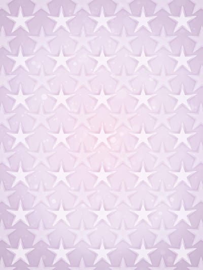 Stars Pattern Purple Photo Wallcovering