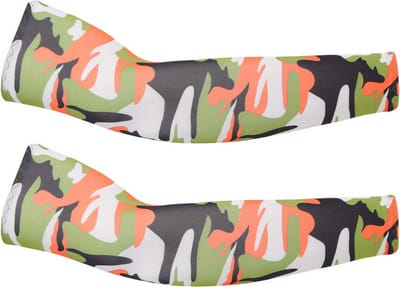 Nivard Armwarmers Heren & Dames - Armstukken - Polswarmers - Camouflage Oranje