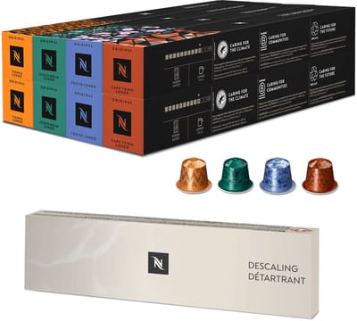 Nespresso - Original - Lungo Pakket & Ontkalkingsset - Koffiecups - 80 capsules