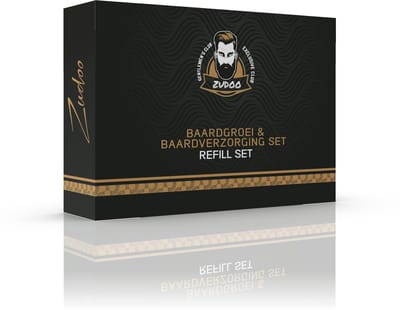 Zudoo's Baardgroei Set met Derma Roller & Baardolie – Stimuleert Vollere Baardgroei – Micro Needling Beard Kit – Voor Snellere & Dikkere Baard