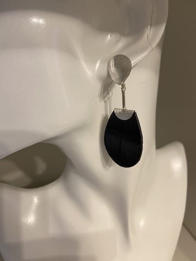 Oorbellen waterdruppel zwart | | Make up | Parfum | Moederdag | Verjaardagscadeau| Cadeautje| Valentijnsdag| Kado | sieraden | vaderdag | oorbellen | oorsieraden