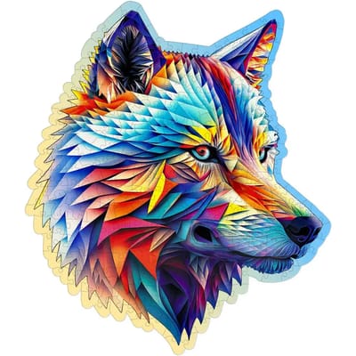 Wooden.City houten puzzel - wolf - 250 stukjes - educatief speelgoed.