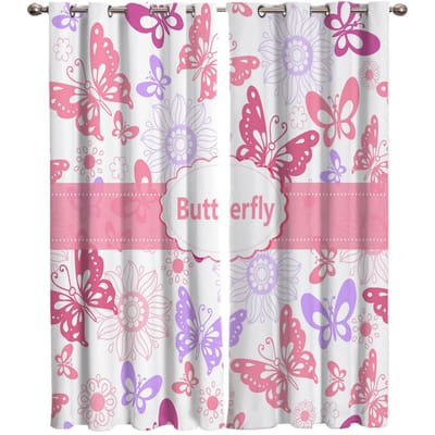 Mystieke Groene Bos Raamgordijnen Voor Woonkamer Luxe Slaapkamer Decoratie Draperieën Keuken Raambekleding Gordijnen 135W x 60H(cm) x1 pink