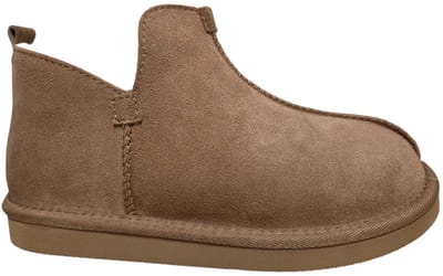 van Buren House Shoe Nooa Camel Gesloten Sloffen Lamsvacht Gevoerd Uniseks - Beige - 36