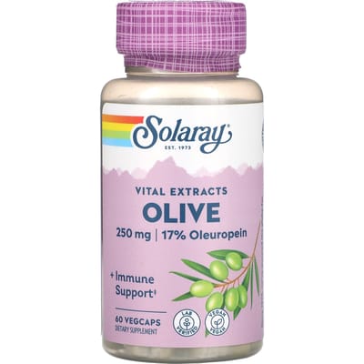 Vitale Extract, Olijf, 250Mg, 60 Plantaardige Capsules