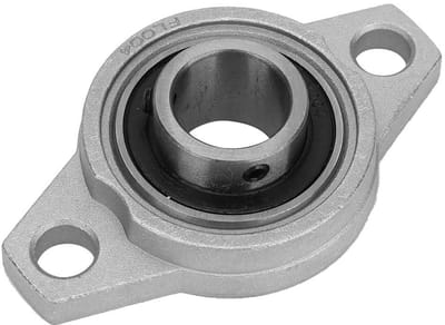 Dailygoods- Kussenbloklager 20 Mm - Rhombisch Lager - Zink-Aluminiumlegering - Duurzaam - Geschikt voor Machines - Nieuw