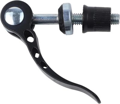 Zadelpenklem - Fietsaccessoire - Zadelhoogte Verstellen - Snelle Ontgrendeling - M6x45mm - Zilver