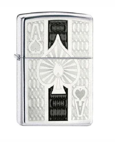 Zippo aansteker Ace - Urban Cowboy - Chrome high polished