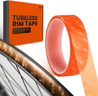 Tubeless Velgband - Fiets Velglint - Luchtdichte Afdichting - Sterke Hechting - 10M Diverse Breedtes - Semi-Transparant Oranje