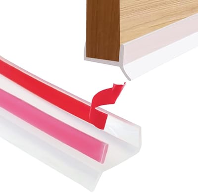 Dailygoods- Keukenplint Hoogwaardige Afdichting - Afdichtingsrubber - Siliconenrubber - Waterdicht - Stofdicht - Geschikt voor Houtdiktes 15-17 mm - Afdichtingsprofiel