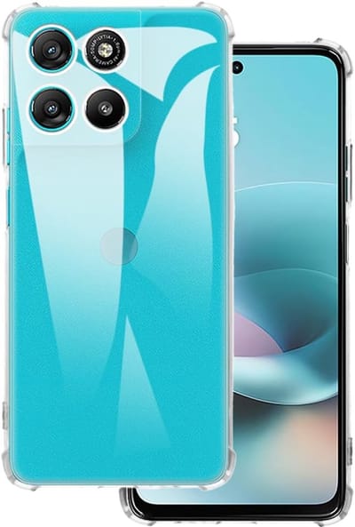 Hoesje Geschikt voor Motorola Moto G57, G57 Power & G67 Power - Transparant - Casemania Anti Shock Hybrid Back Cover - Telefoonhoesje met Camera Bescherming