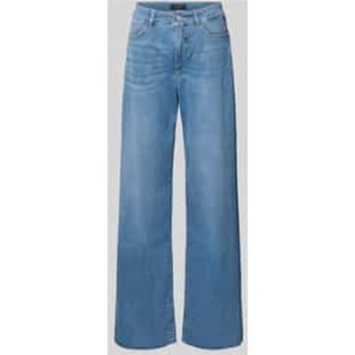 Wide fit Jeans met Franjes en Steekzakken