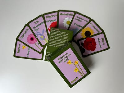 Bloemen warming-up spel | Kaartspel | Beweegspel | Bootcamp