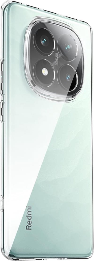 Hoesje voor Xiaomi Redmi Note 14 Pro 5G backcover Shockproof siliconen Transparant