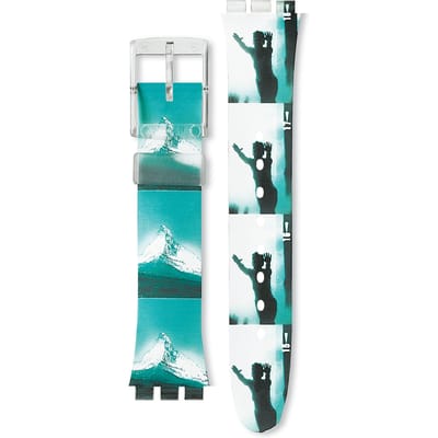 Swatch Plastic - Originals Medium (34mm) /Access/Solar/Musicall/Stop - G/SK/SL/SR/SS/SO28 ASRK104G SRK104G World Solar Switzerland band