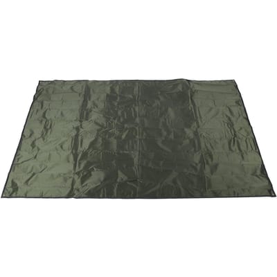 Kampeertent Zeil Waterdicht Strandmat Tentvloerbeschermer Oxford Doek voor Picknick met Opbergtas L legergroene kleur