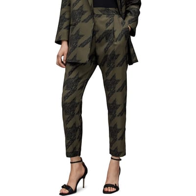 AllSaints Aleida Toni Trouser Khaki Green Size: W30 | Formal pants Outlet | Dames | Groen