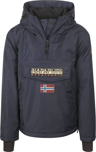 Napapijri Rainforest Next Jas Donkerblauw - Maat S - Heren - Anorak jassen
