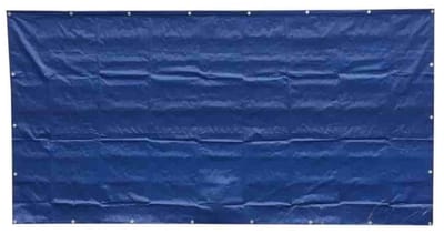 Bouwhekzeil 160g/m² PE Blauw 1,76x3,41m - Privacy & Windbescherming voor Bouwplaats