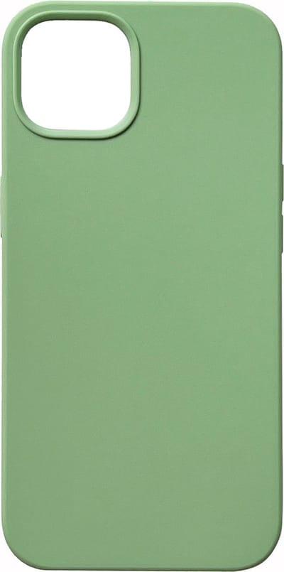 Casemania Hoesje Geschikt voor Apple iPhone 13 - Licht Groen - Liquid Siliconen Back Cover