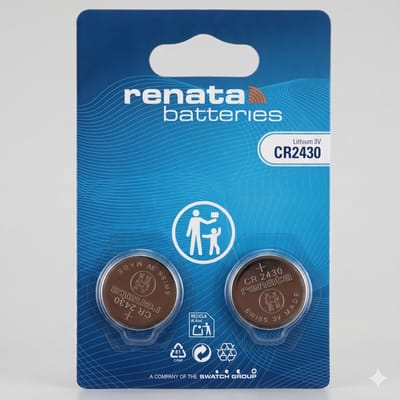 CR2430 Lithium Knoopcel Batterij 3V Blisterverpakking - 2 Stuks