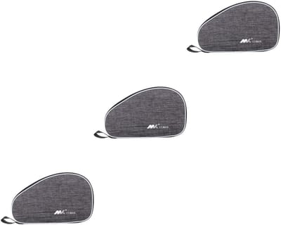Tafeltennis Tas - Racket Hoes - Sport Accessoires - Waterafstotend Oxford - 3 stuks - Grijs