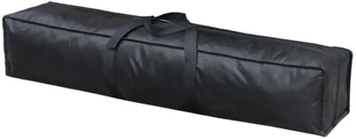 Verlengde Opvouwbare Opbergtas met Rits Voor Patiobanken Yogamatten Fotostatieven en Vloerdekens in Zwart (100 X 25 X 25 Cm)