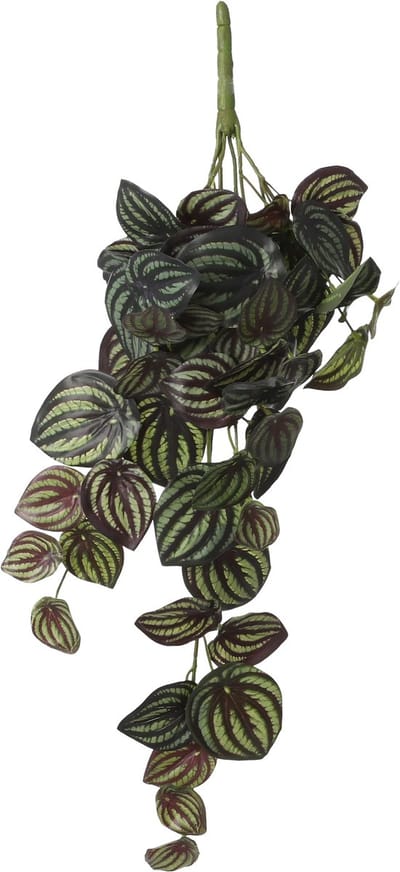Mica Decoration Peperomia kunstplant - hangplant - 58 x 14 cm - Kamer/kantoor planten