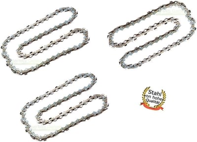 3x Universele Zaagketting 50 cm (0.325 inch, 1.5mm, 76 DLT) voor Kettingzagen