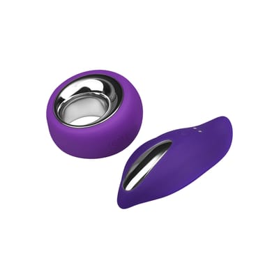 EIS, vibrator, oplegvibrator, slipvibrator met afstandsbediening, 8 cm, waterdicht, oplaadbaar, huidvriendelijke siliconen