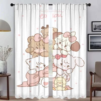 MikkoS Keukengordijnen 2 Stuks Halloween Decoratie Gordijnen voor Woonkamer Gordijn Shades Scheidingswand Verduisterend Elegant Camera W50xH70cmx2pcs-CL