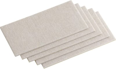 Metafranc WU0645416 Viltdoppen Vierkant, Zelfklevend Beige (l x b) 200 mm x 100 mm 1 set(s)