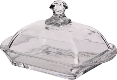 Kookpro Botervloot van Glas met Deksel - 17x11cm - Transparant