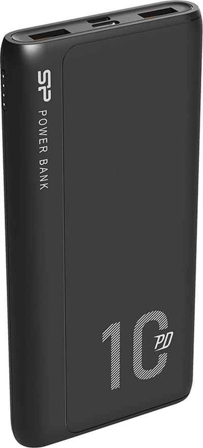 Silicon Power - Powerbank - 10000 mAh - QP15 - Quick charge - Zwart