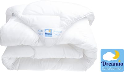 Dreamio Soft All Year Dekbed - 155x220 - Eenpersoons - Enkeldekbed Voor Alle Seizoenen - Ademend & Vochtregulerend - Anti Allergie & Huisstofmijt - Luxe Hotelkwaliteit - Warmteklasse 3 - Zomer & Winterdekbed